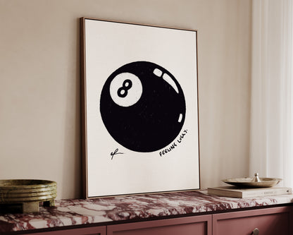 8 Ball Canvas