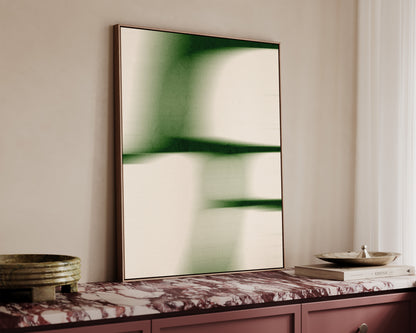 Green Blur No. 2 Canvas