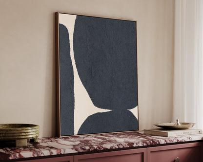 Blue Shapes Canvas