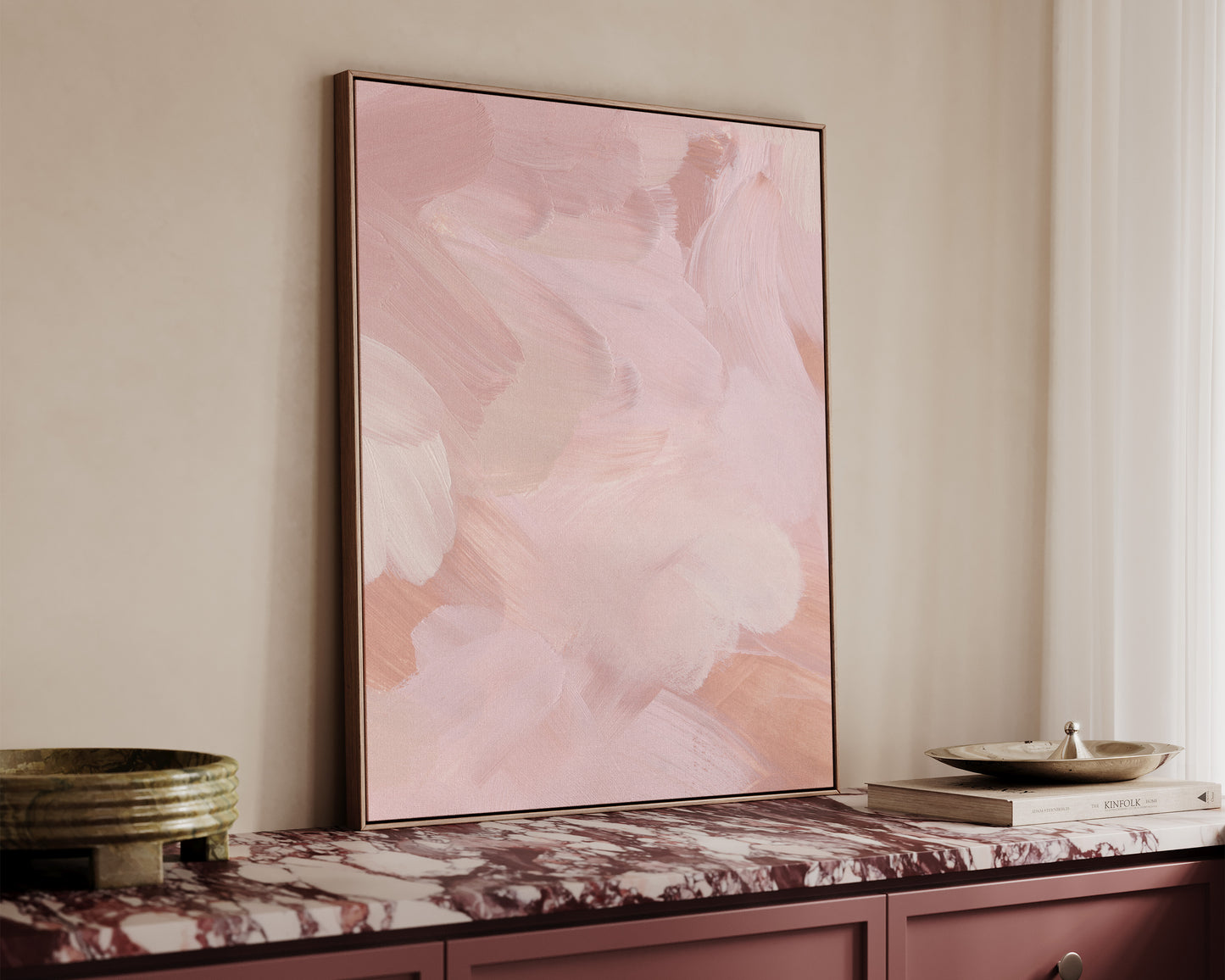 Blushing Pink No. 1 Canvas
