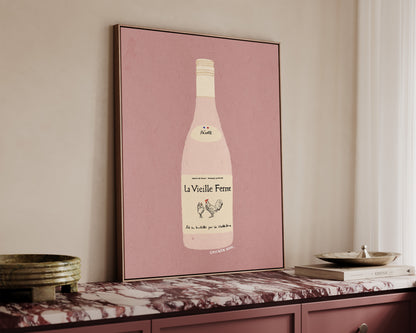 Chicken Wine Canvas