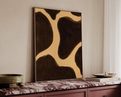Giraffe Print Canvas