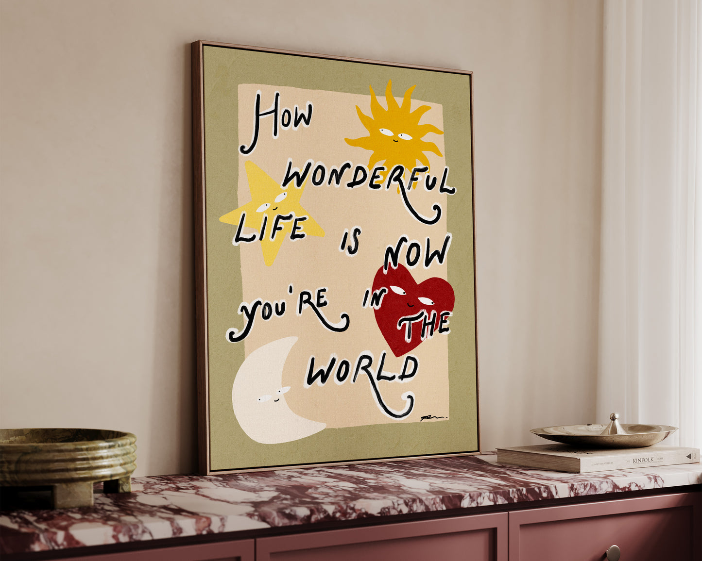 How Wonderful Life Is Canvas