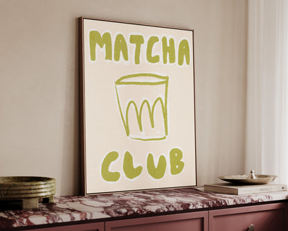 Matcha Club Canvas