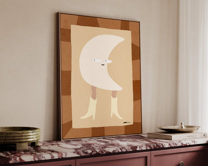 Moon Cowgirl Canvas