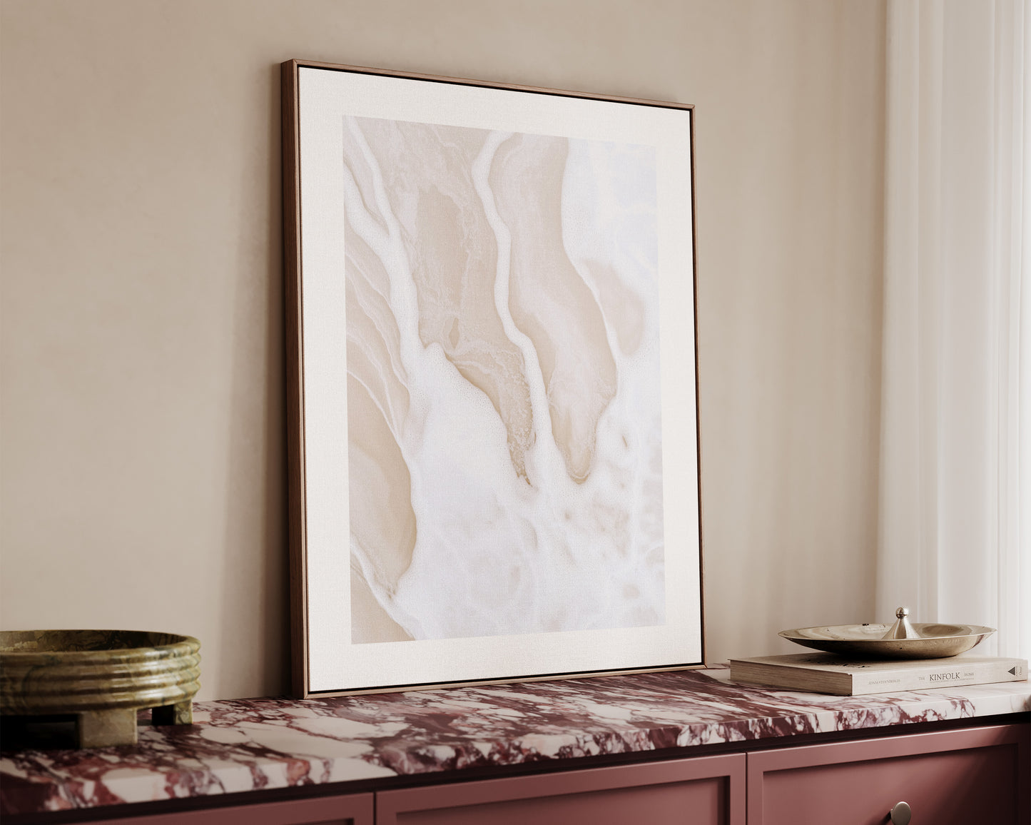 Neutral Waves No. 3 Canvas