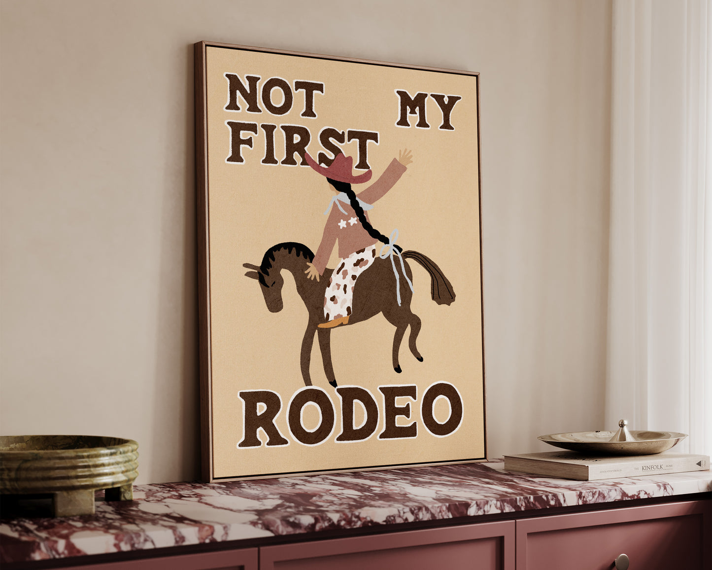 Not My First Rodeo Canvas