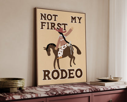 Not My First Rodeo Canvas