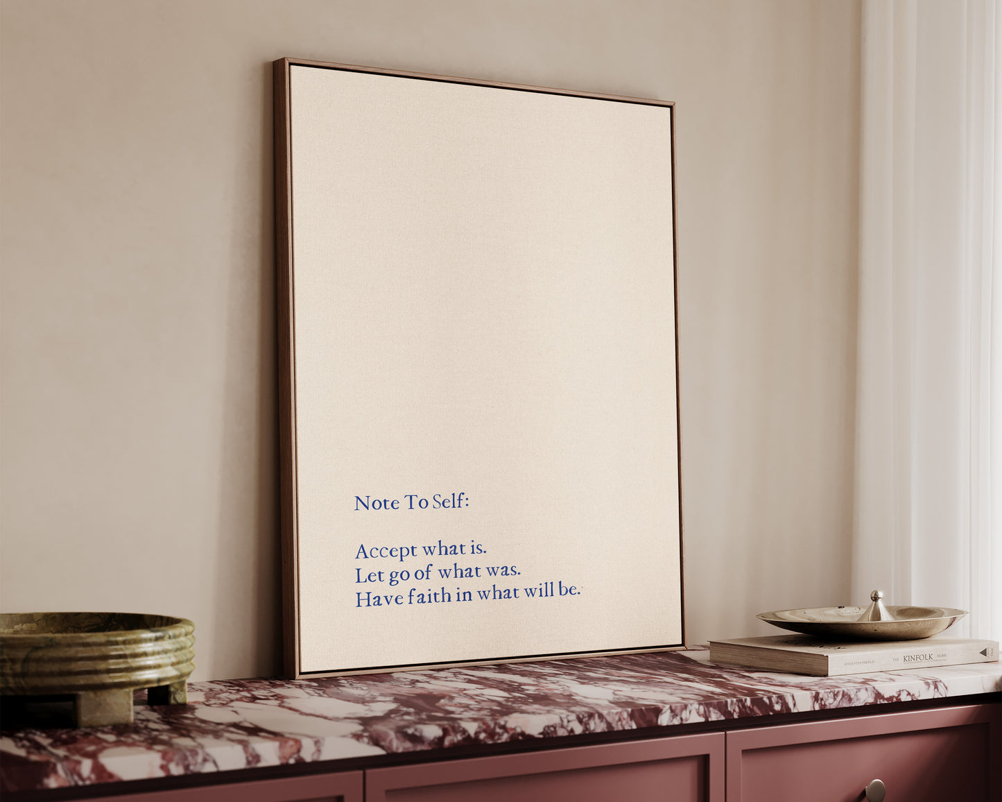 Note To Self Canvas