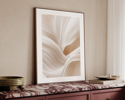 Organic Waves Canvas