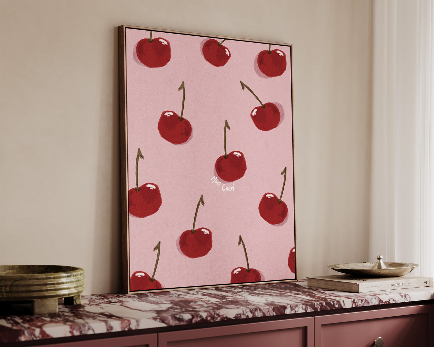 Pink Mon Cheri Canvas
