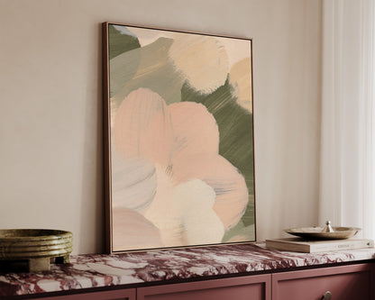 Pink & Green No. 2 Canvas
