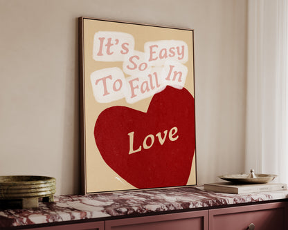 So Easy To Fall Canvas