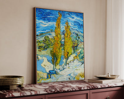 The Poplars Canvas