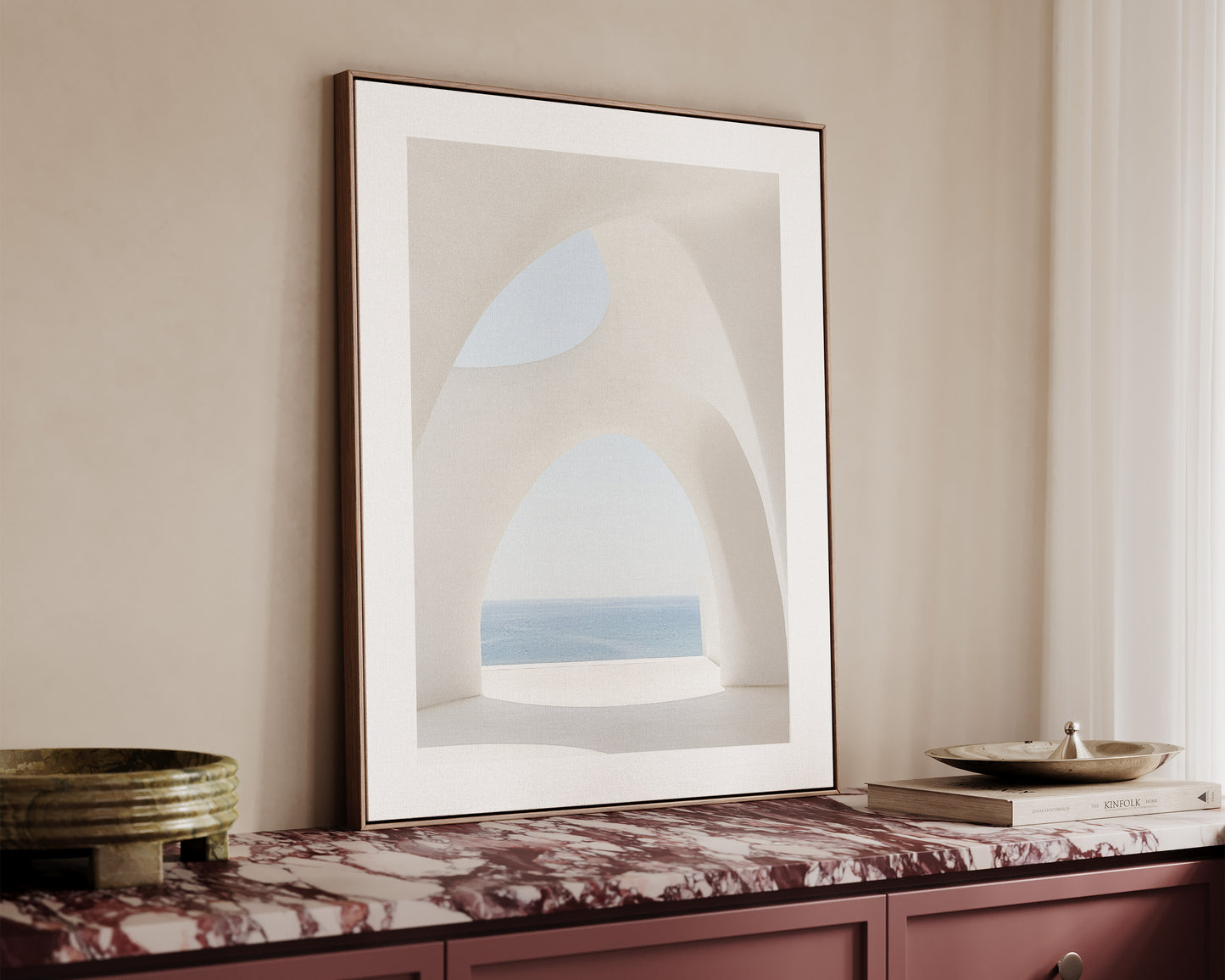 White Arches No. 2 Canvas