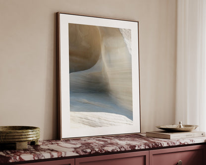 White Caves Canvas