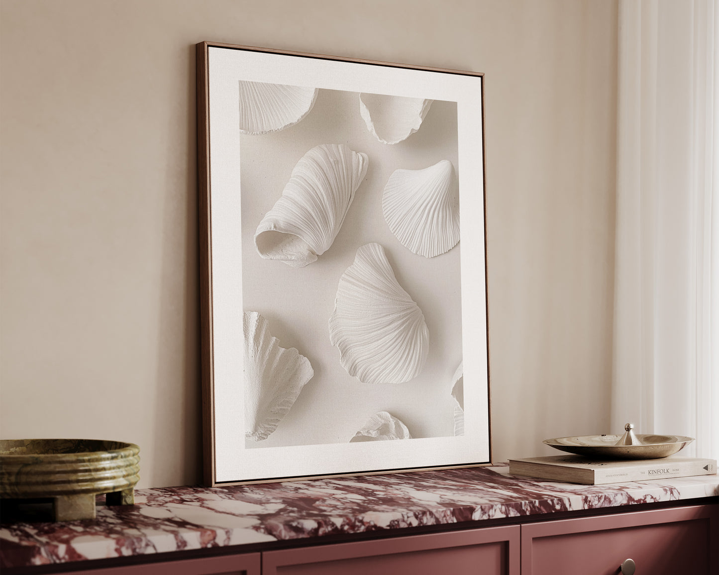 White Shells Canvas