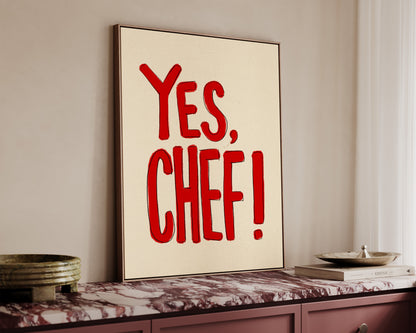 Yes Chef Canvas