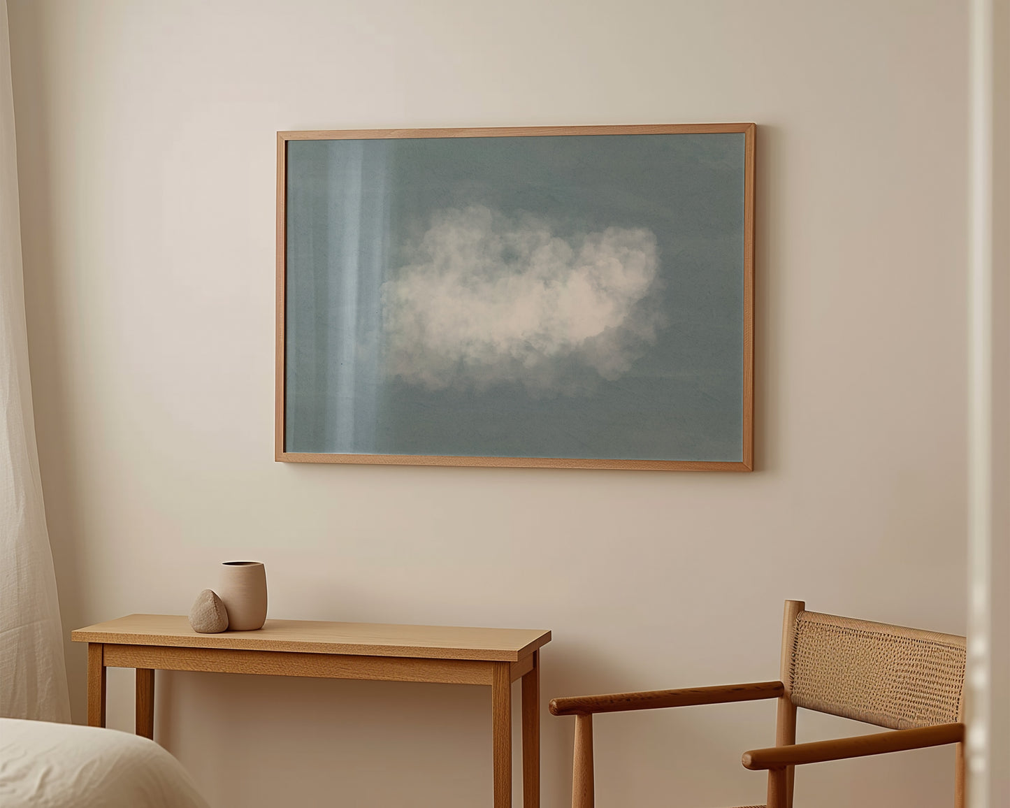 Gloomy Blue Clouds Print