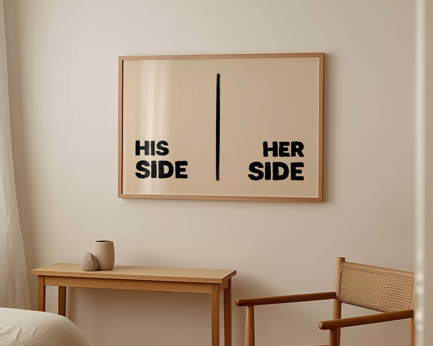 His Side Her Side Print