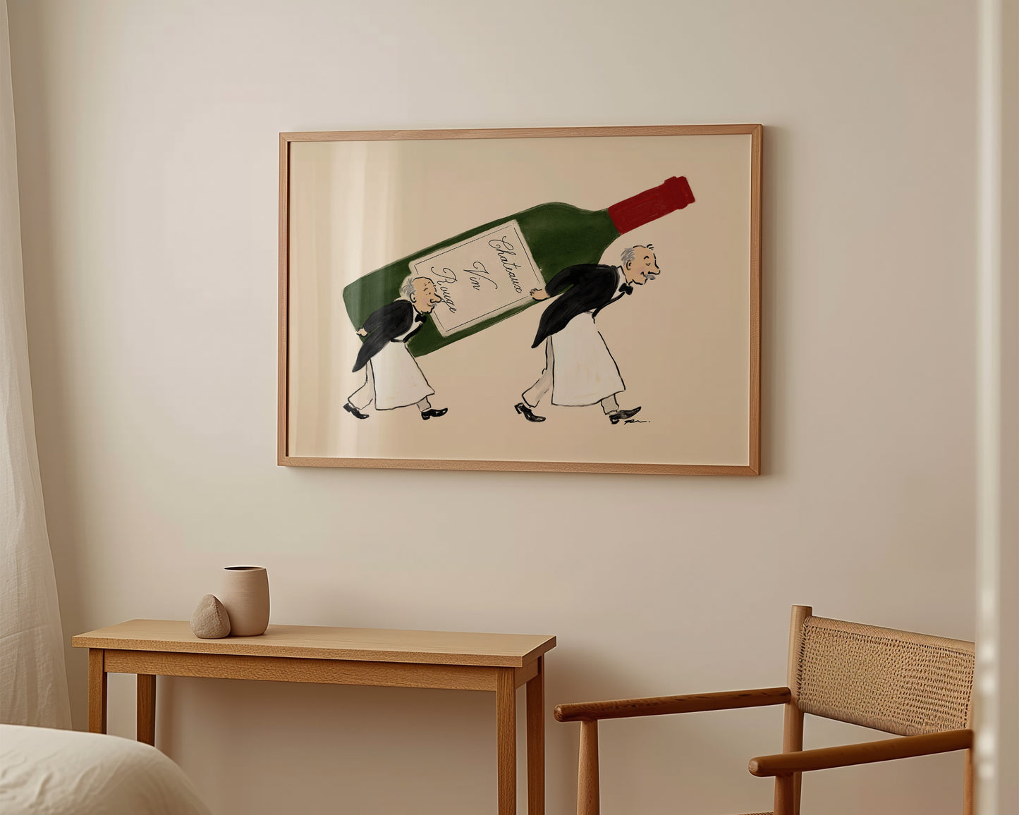 Wine Waiters Print
