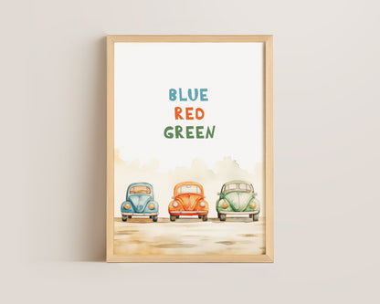 Three Cars Print