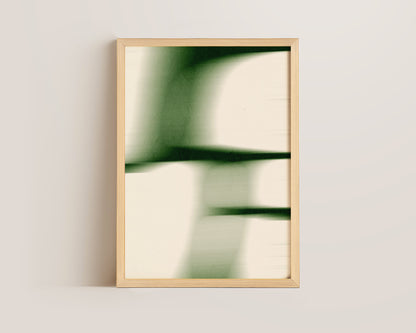 Green Blur No. 2 Print