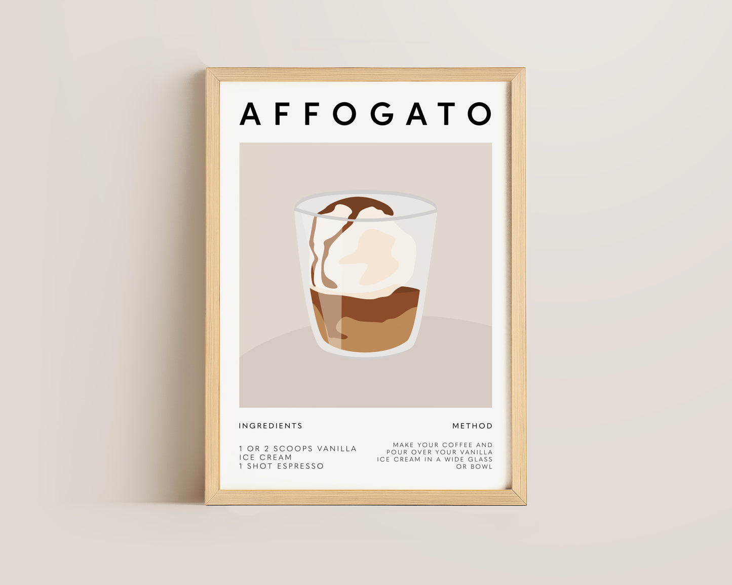 Affogato Coffee Recipe Print