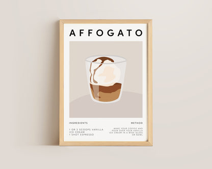 Affogato Coffee Recipe Print