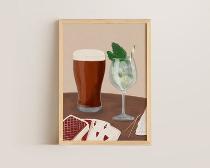 Ale & Hugo Spritz Date Night Print