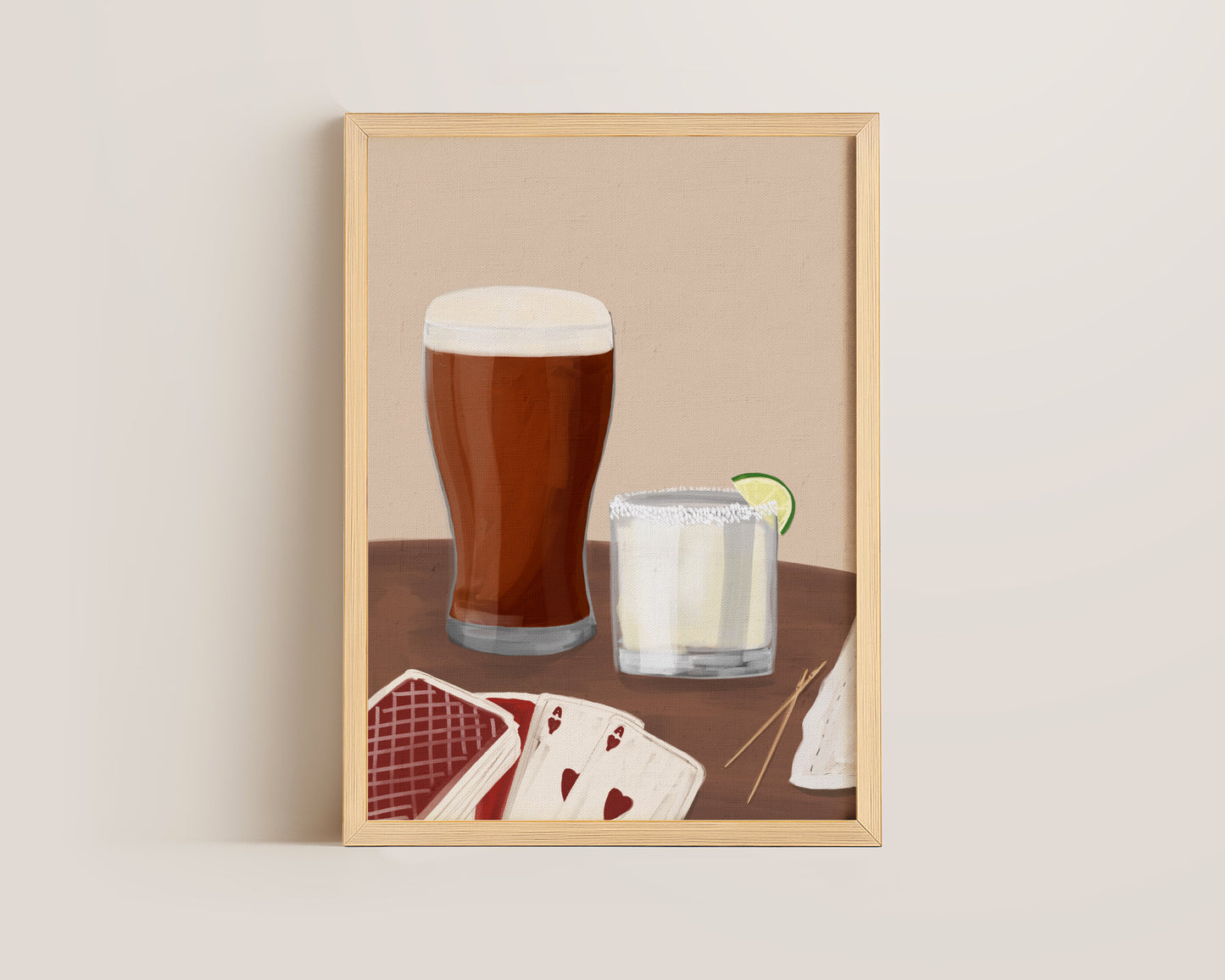 Ale & Margarita Date Night Print
