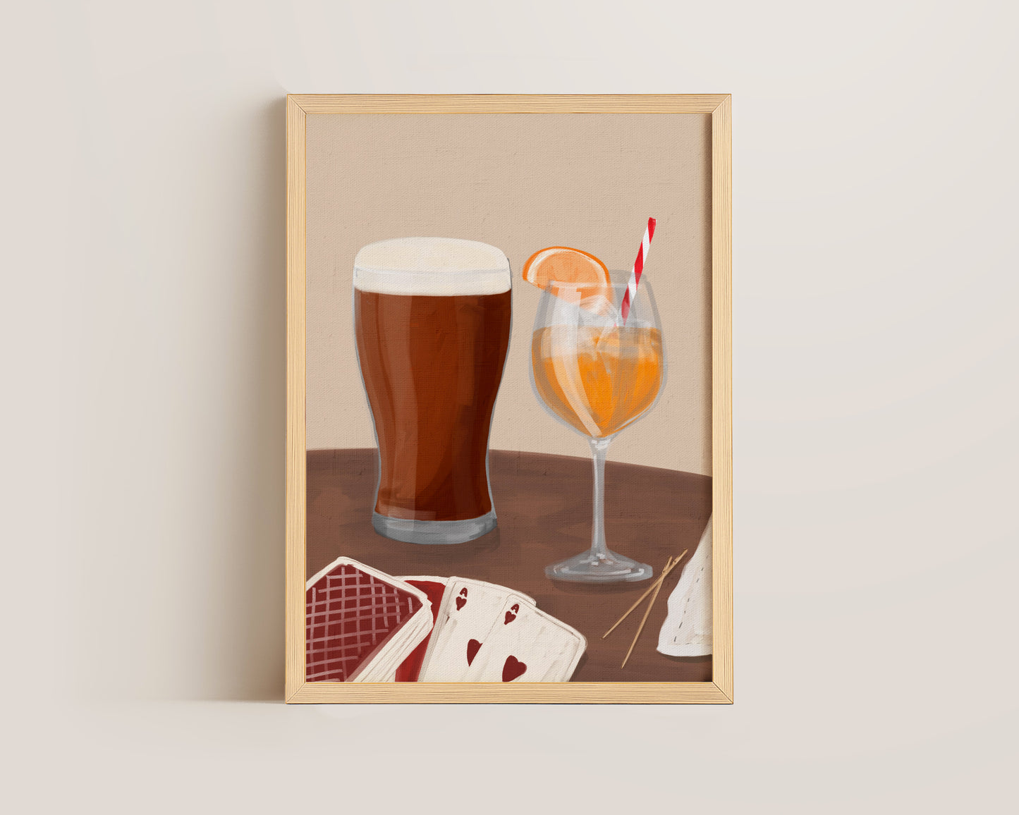 Ale & Orange Spritz Date Night Print