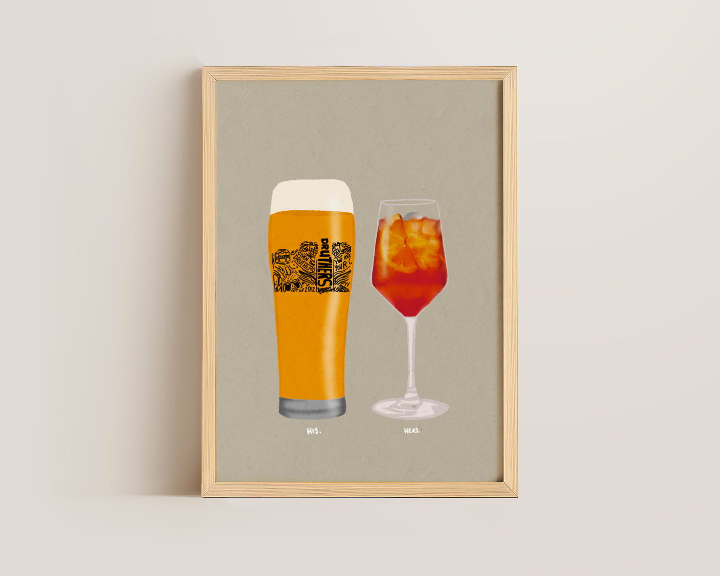 All In IPA & Aperol Spritz Print