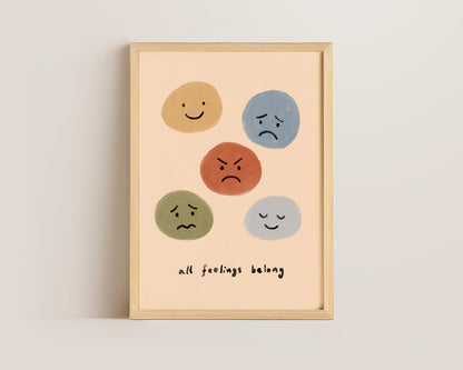 All Feelings Belong Print