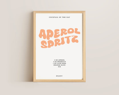 Aperol Spritz Recipe Print