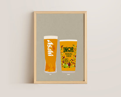 Asahi & Inch's Print