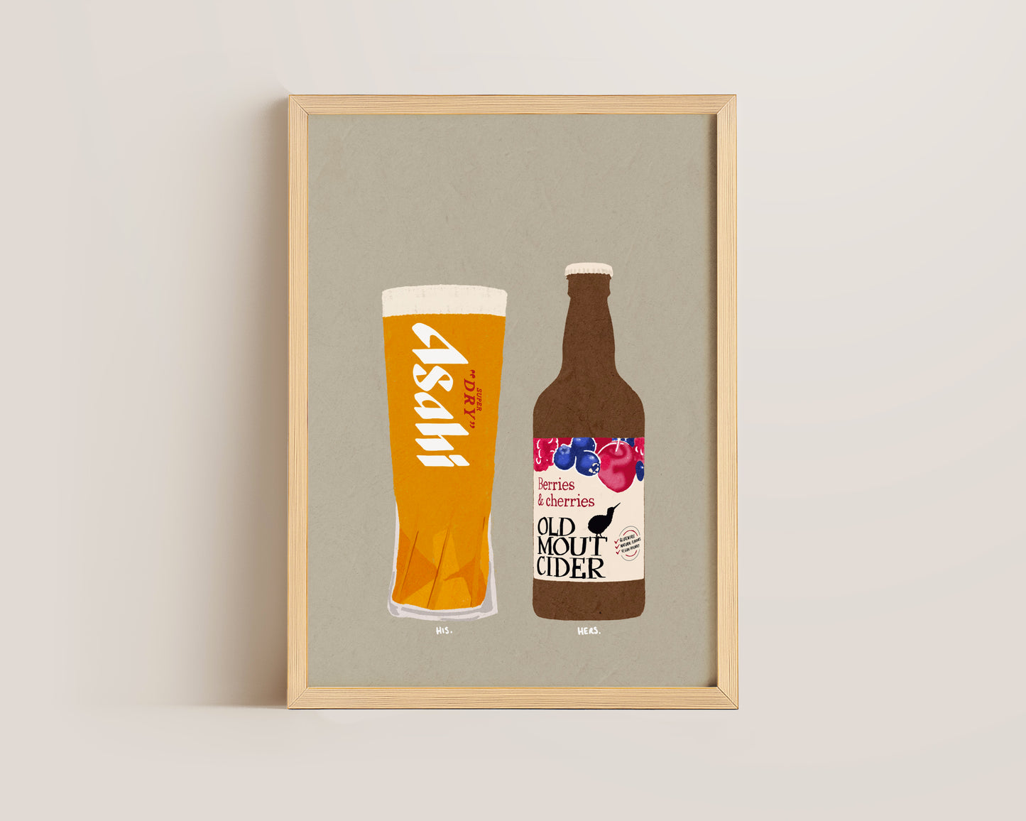 Asahi & Old Mout BC Print