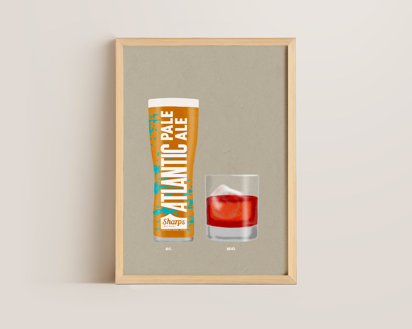 Atlantic Pale Ale & Negroni Print