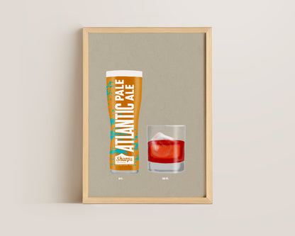 Atlantic Pale Ale & Negroni Print