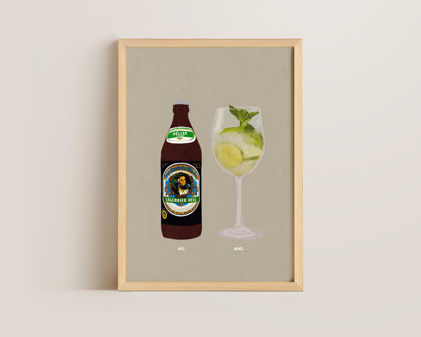 Augustiner & Hugo Spritz Print