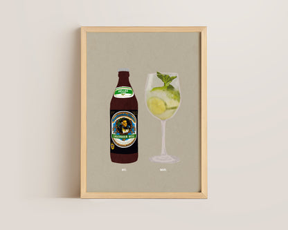 Augustiner & Hugo Spritz Print