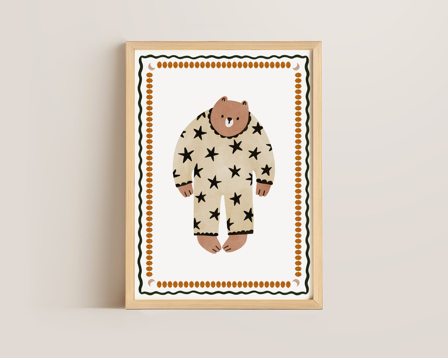 Bear In Pyjamas Print