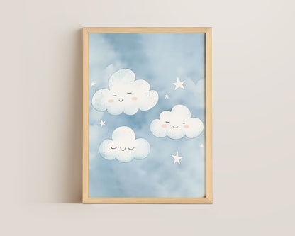 Blue Clouds Print