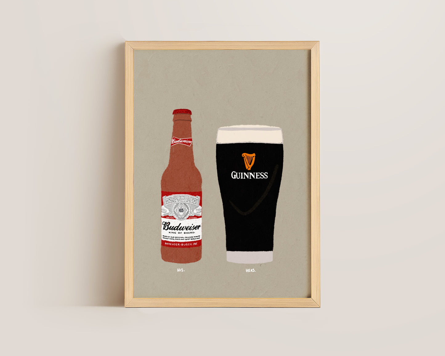 Budweiser & Guinness Print