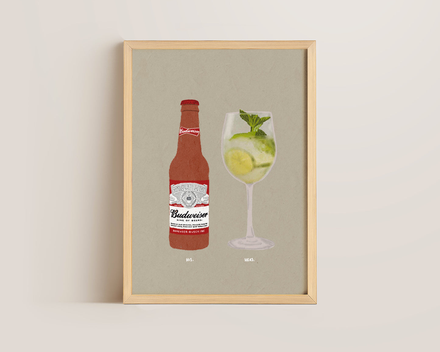 Budweiser & Hugo Spritz Print