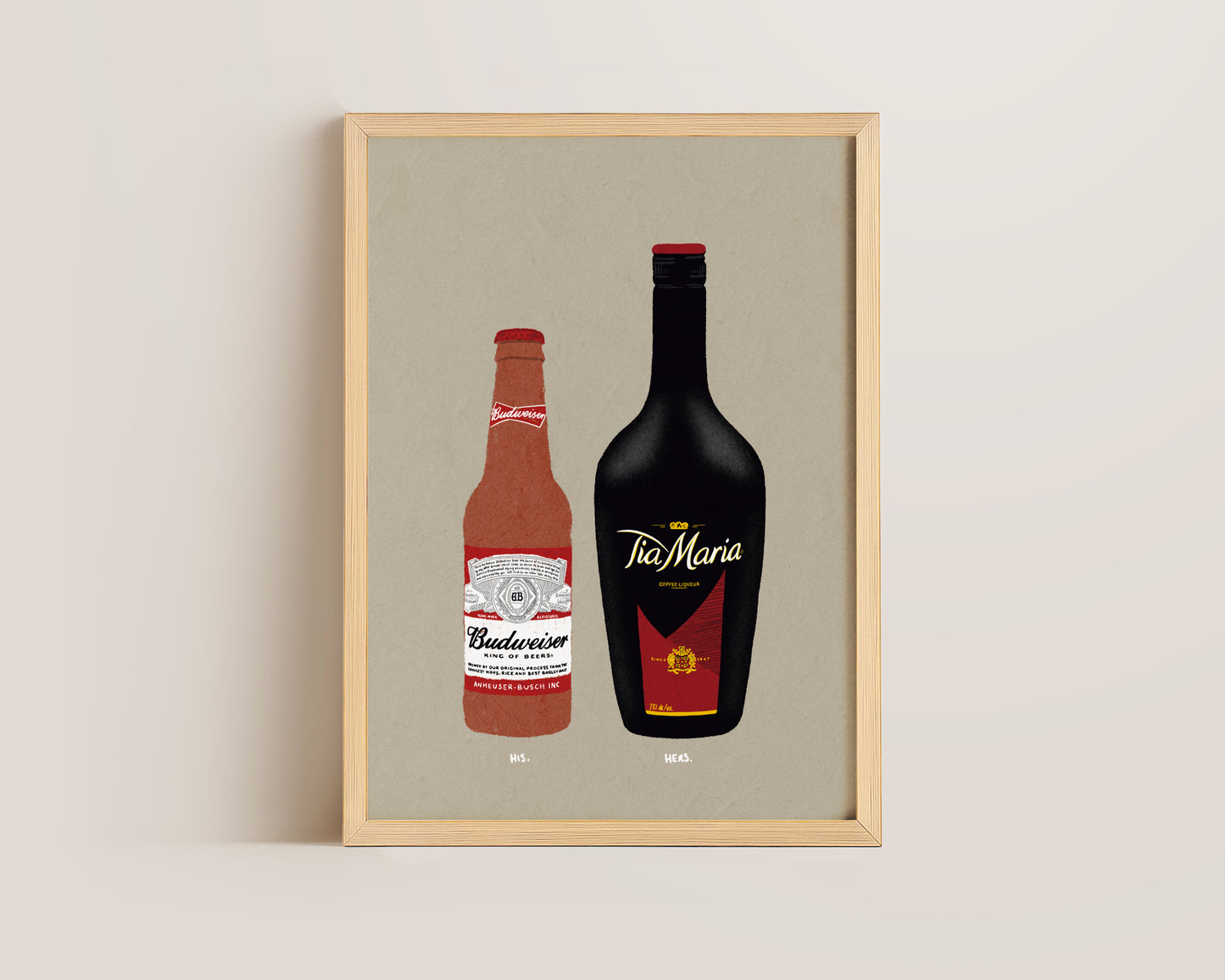 Budweiser & Tia Maria Print