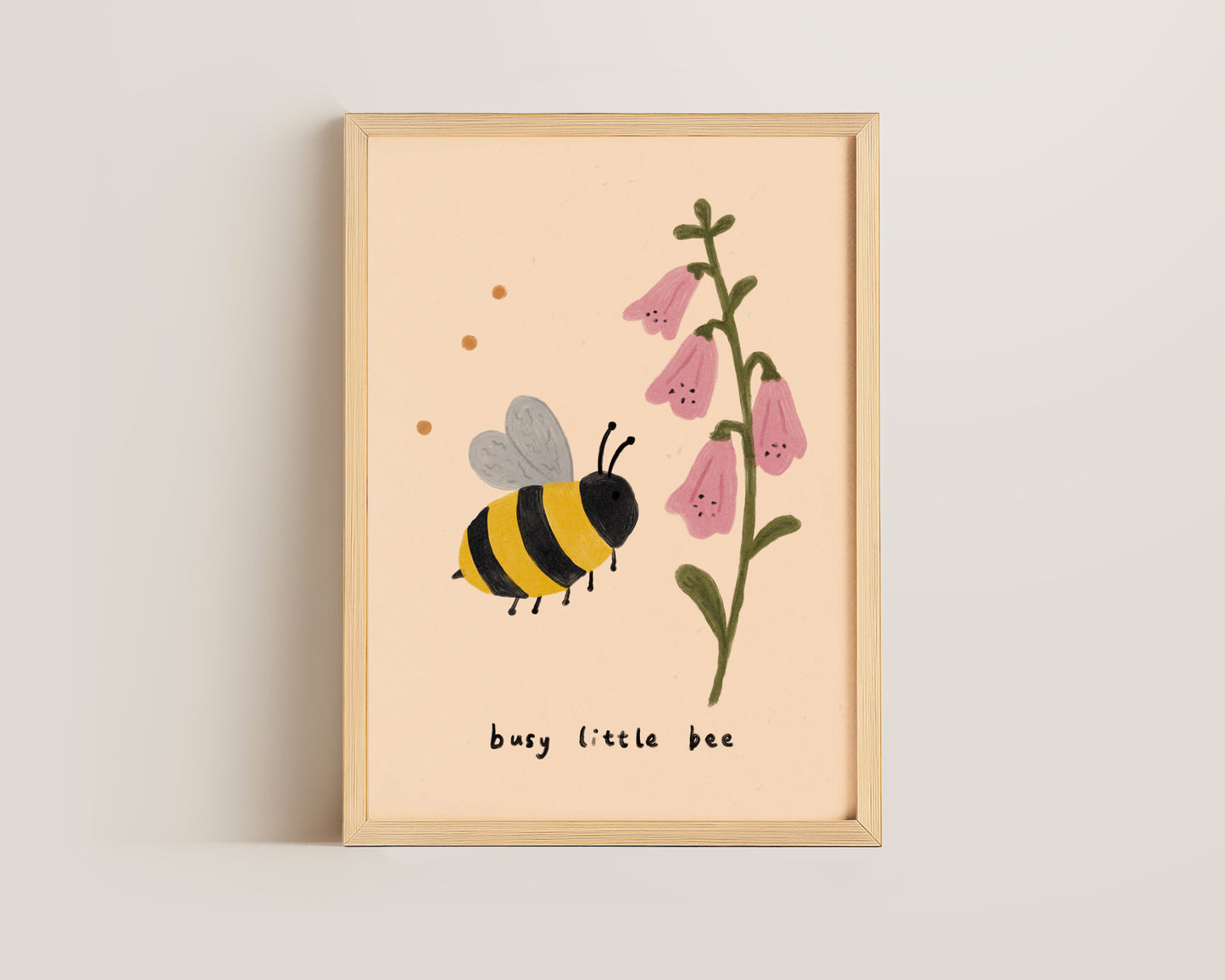 Busy Little Bee Print