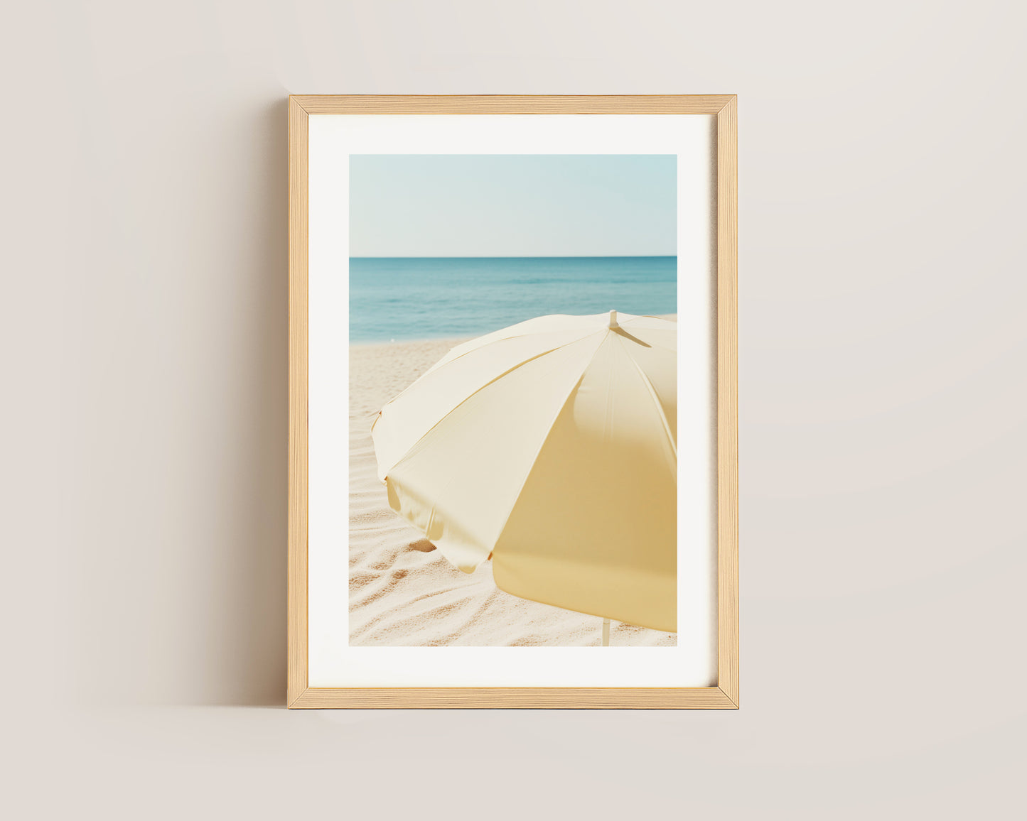 Butter Yellow Parasol Print
