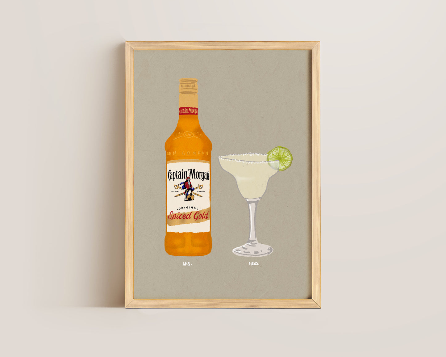 Spiced Rum & Margarita Print