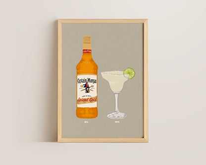 Spiced Rum & Margarita Print